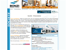 Tablet Screenshot of bonzi-emballage.fr